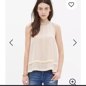 Johnston & Murphy 100% silk top